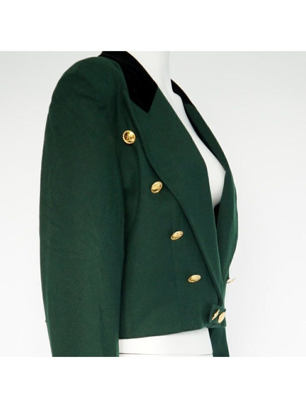 𝅺vintage Escada by Margaretha Ley Short Waist Jacket EU 34 - Picture 4 of 13